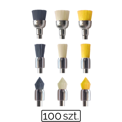 Szczoteczki profilaktyczne - 100 sztuk 