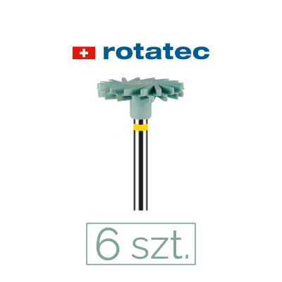Quickdia Twist 2 w 1, system do polerowania kompozytu, 6 szt.