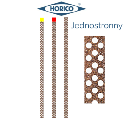 Paski metalowe do separacji, diamentowe, perforowane, jednostronne