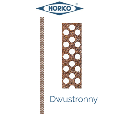 Paski metalowe do separacji, diamentowe, perforowane, dwustronne