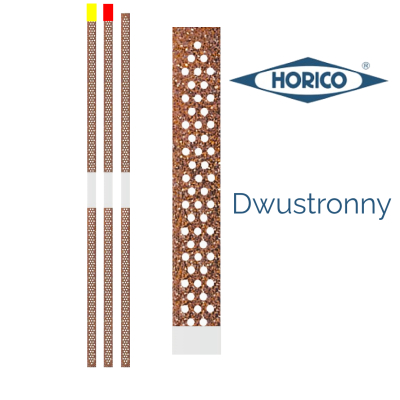 Paski metalowe do separacji, diamentowe, perforowane, dwustronne